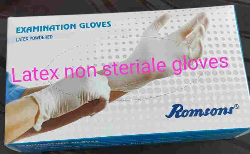 Latex non steriale gloves